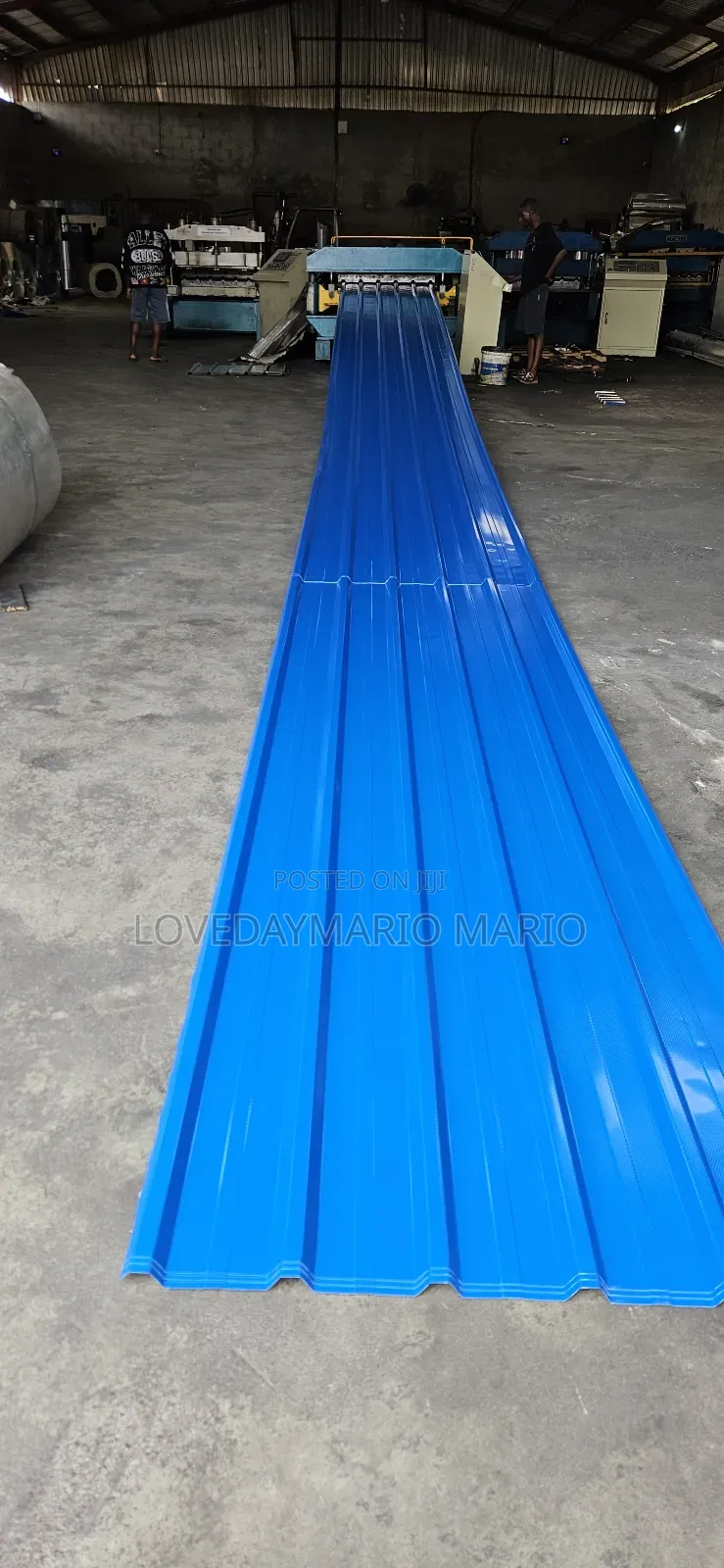 Long Span Roofing Deep Blue