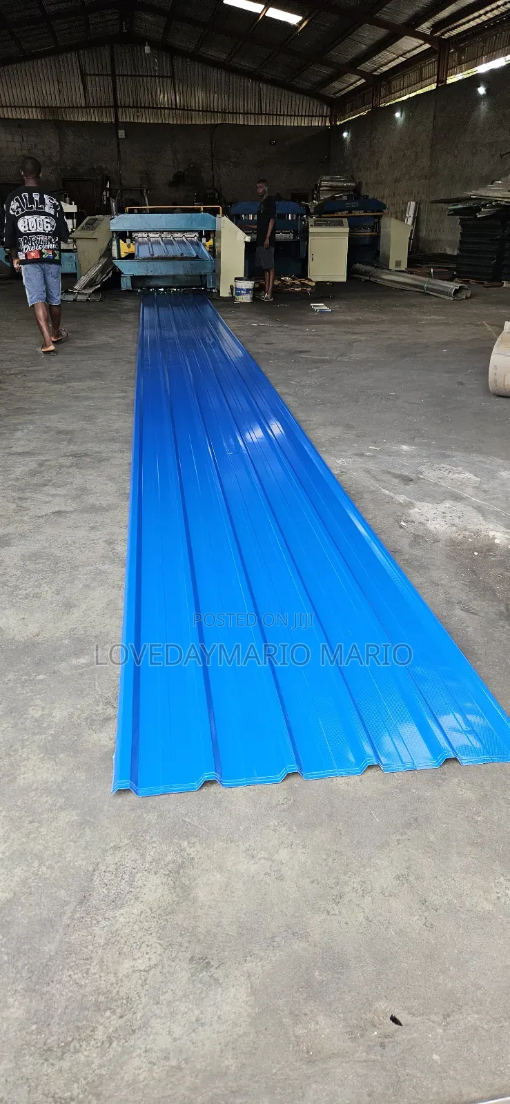 Long Span Roofing Deep Blue