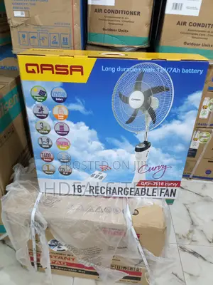Buy Qasa 18-Inch Rechargeable Fan - QRF-7918 Curvy