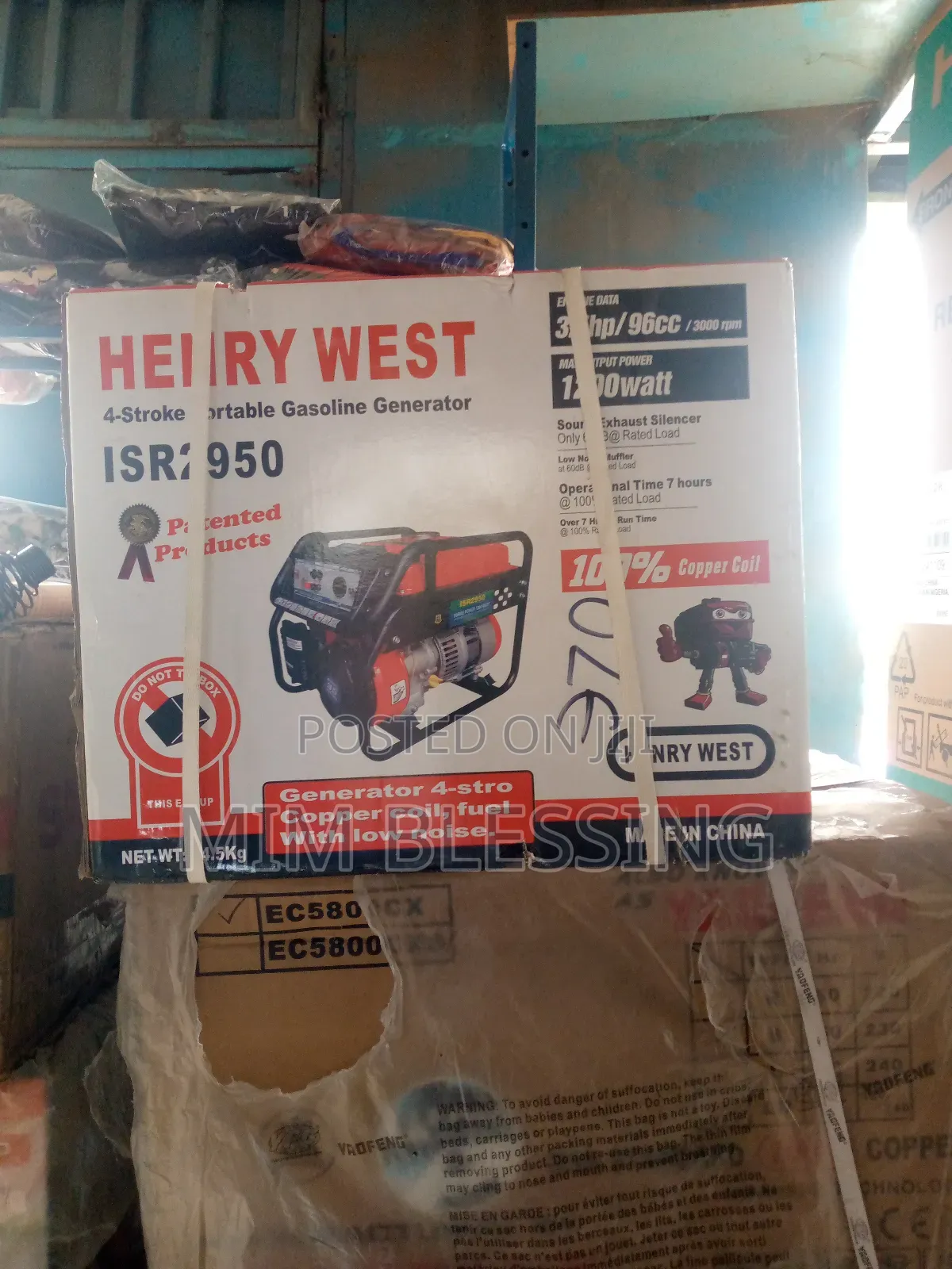Henry West 2.5 Generator Full Copper