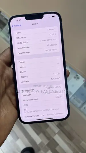Apple iPhone 13 Pro Max 512 GB Blue