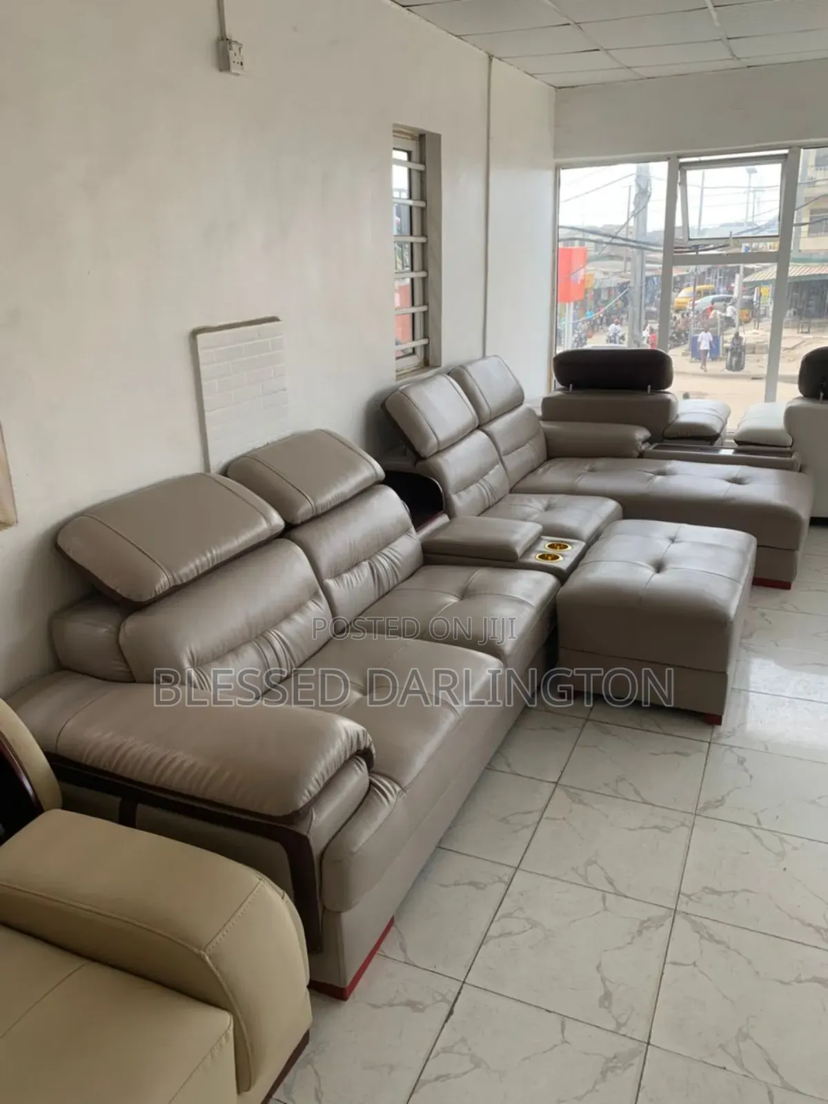 Sofa Exclusive Imported Leather Lshape