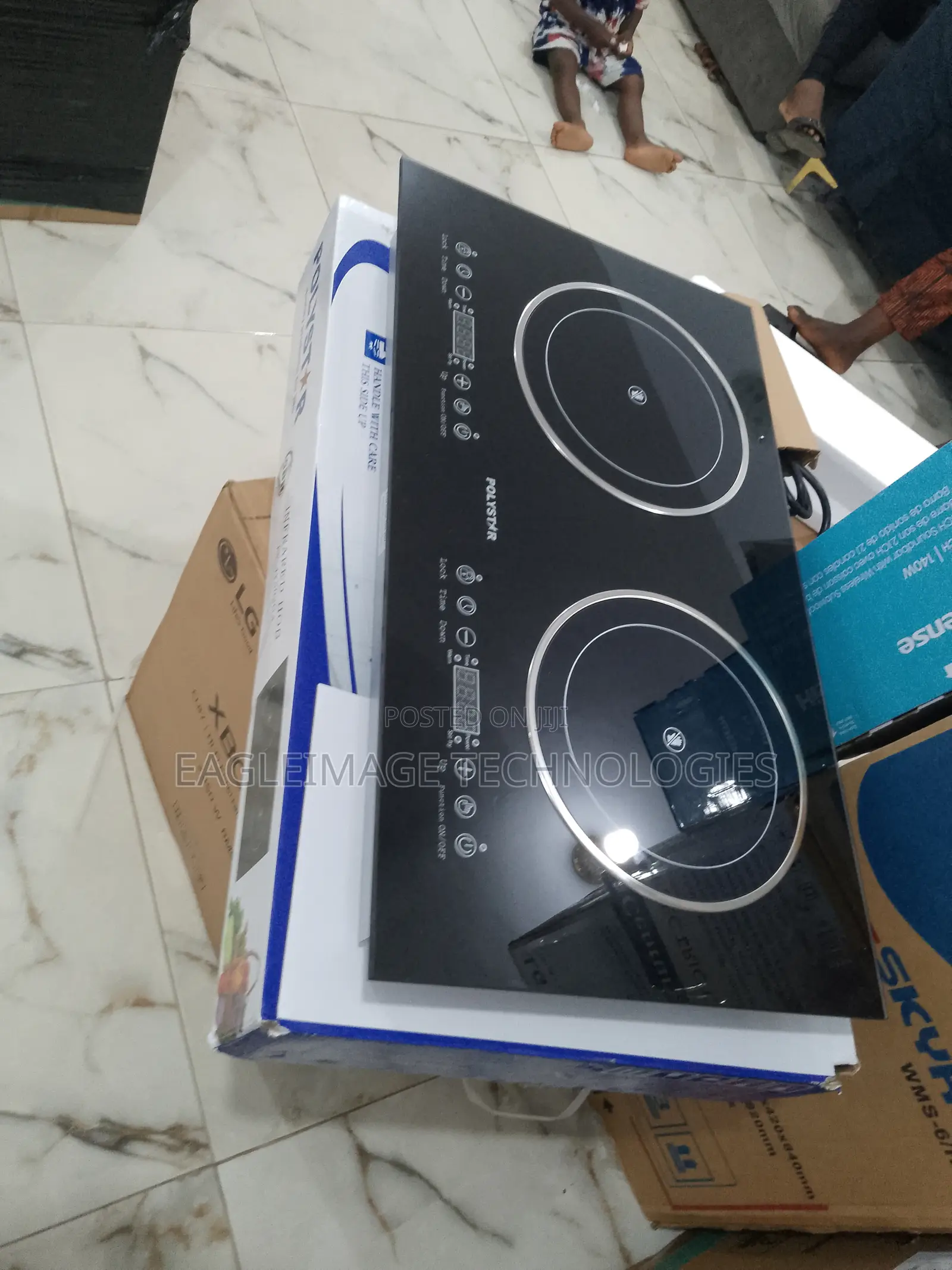 Polystar Modern Design Electric Built in Cooker 2 Burners
