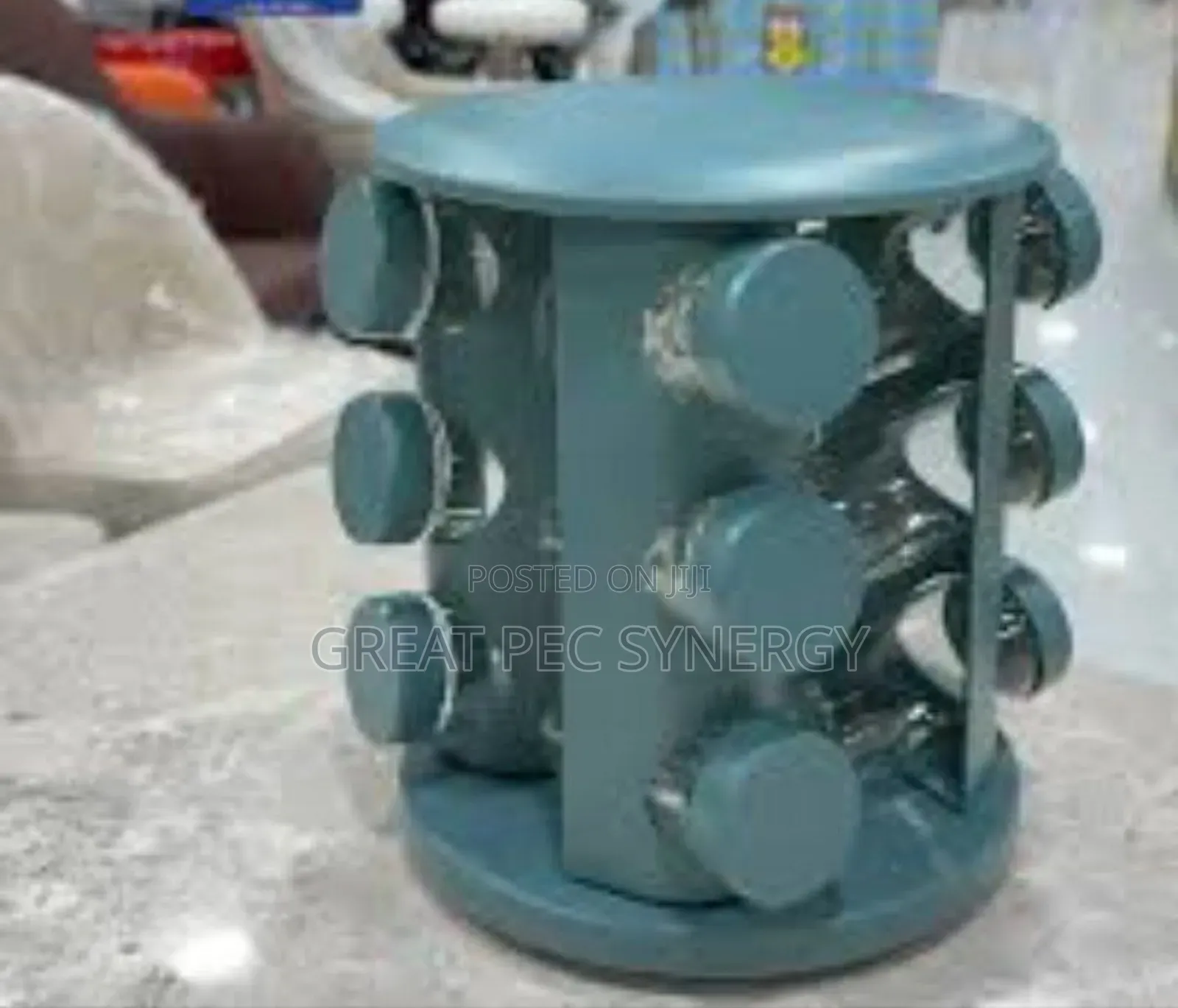 12 Jar Rotating Spice Carousel - Spice Rack
