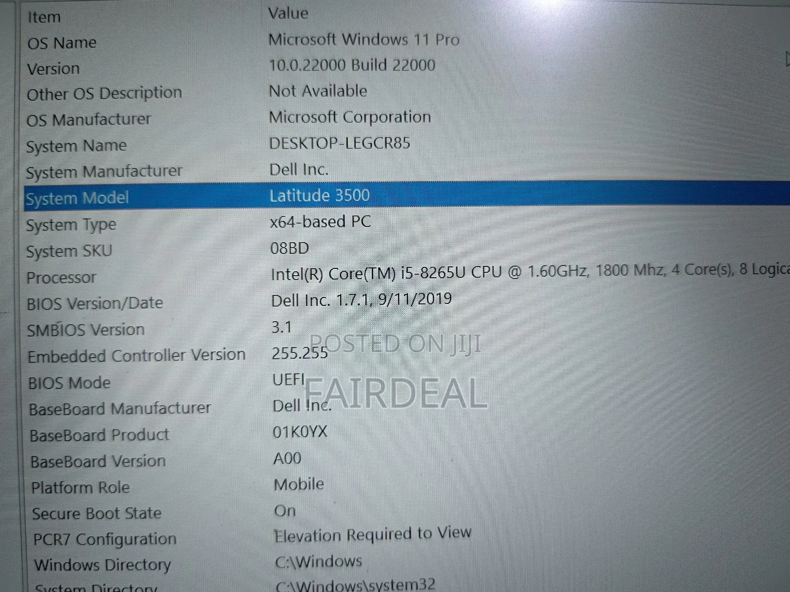 Laptop Dell Latitude 3510 8GB Intel Core I5 SSD 256GB