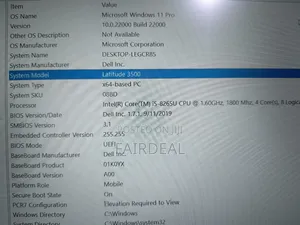 Laptop Dell Latitude 3510 8GB Intel Core I5 SSD 256GB
