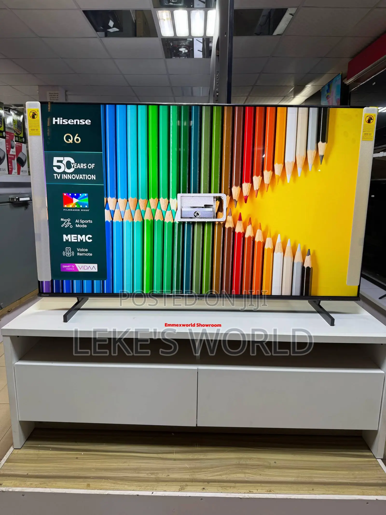 55” Hisense Qled Smart Tv