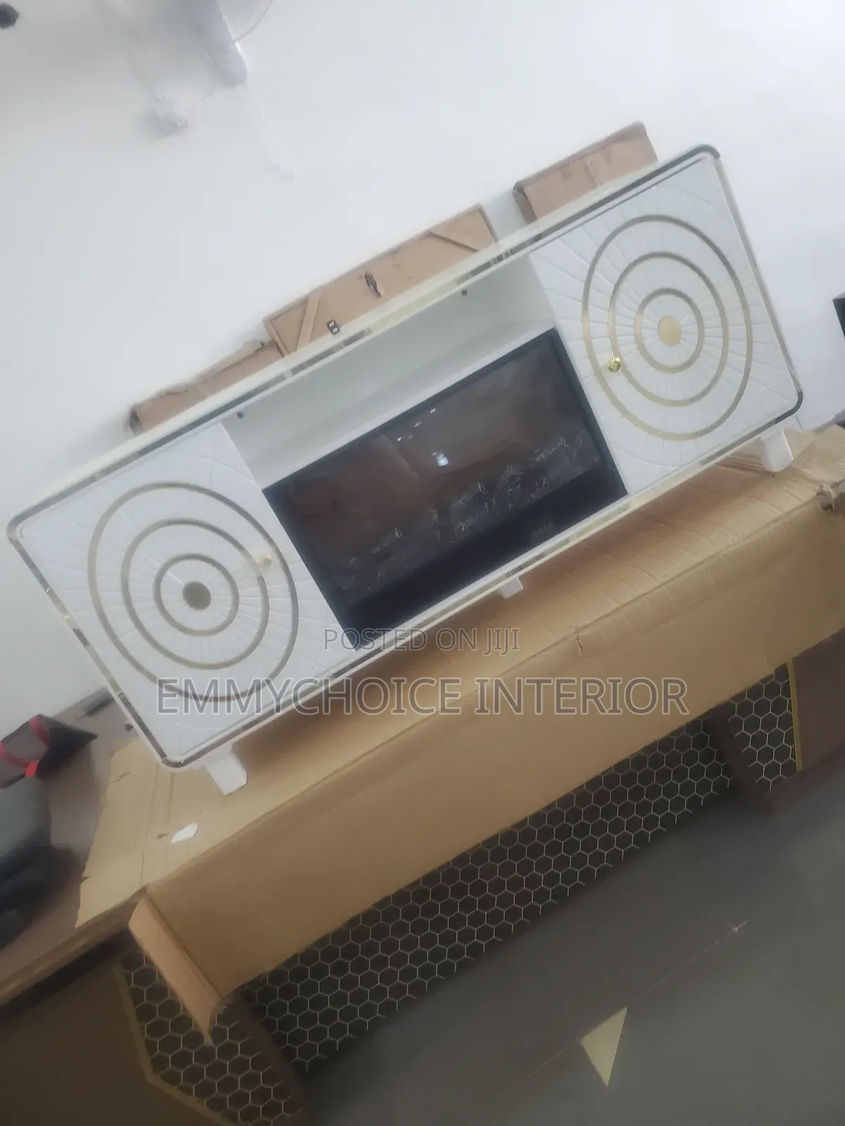 Fire Plate Tv Stand