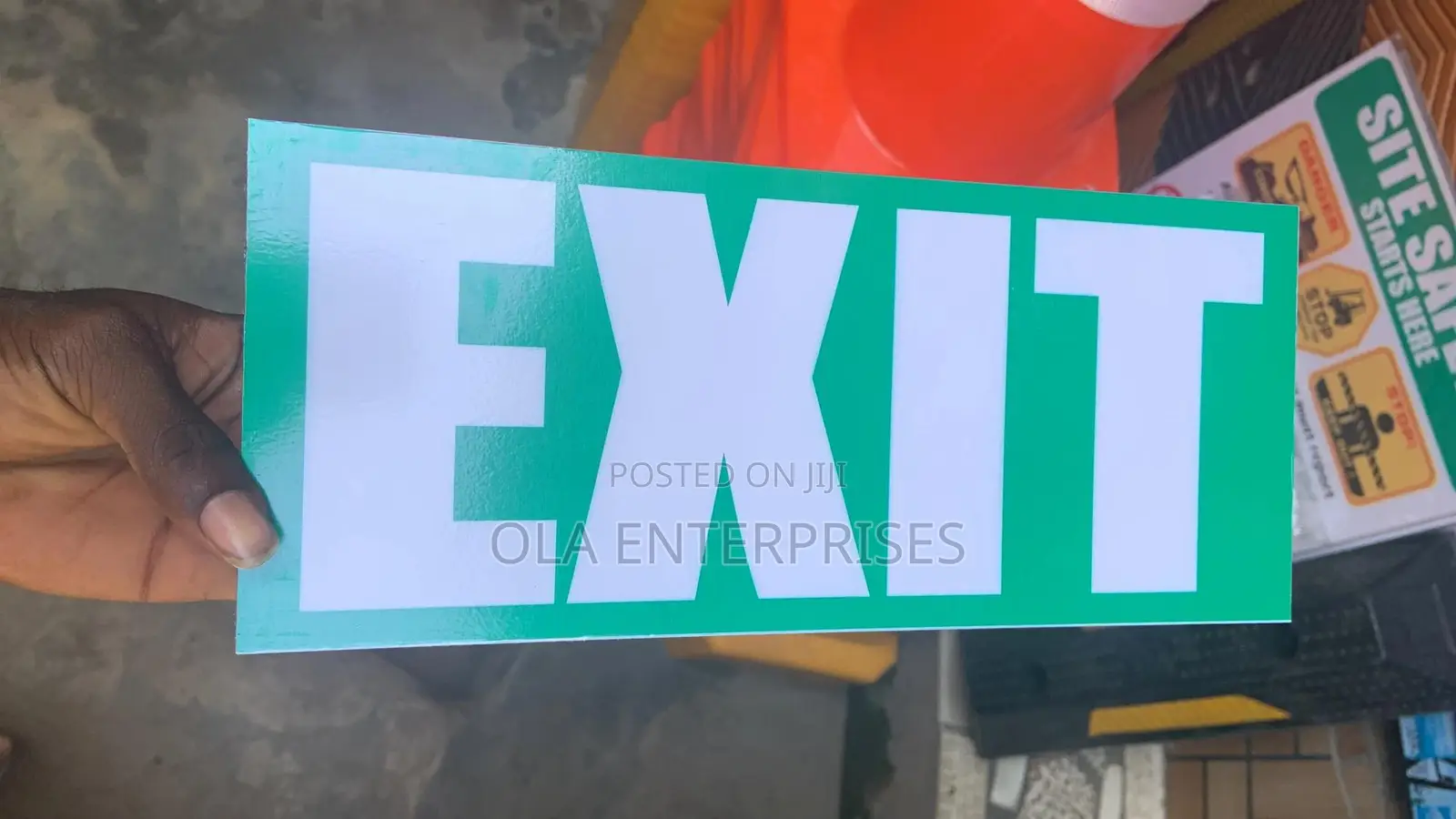 1ft Exit Sign Board