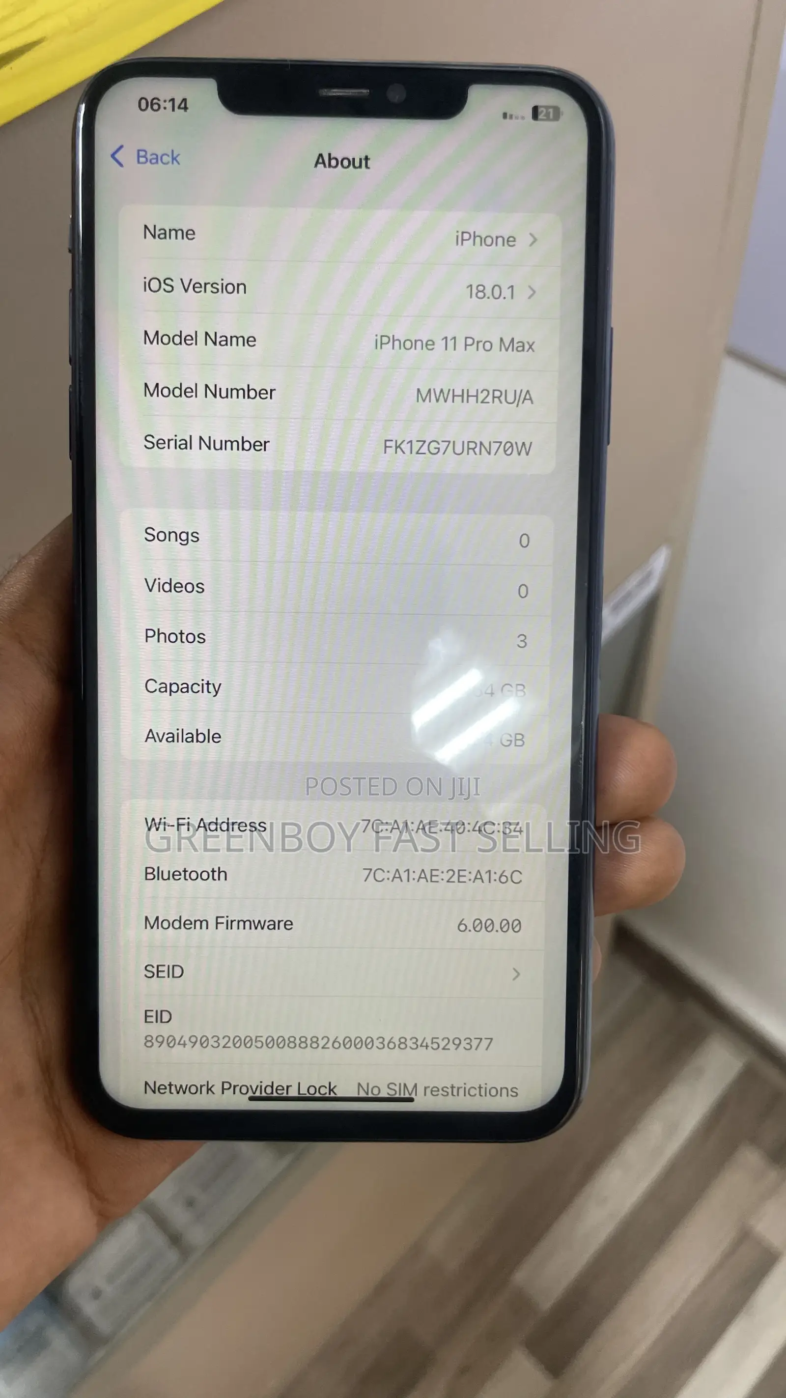 Apple iPhone 11 Pro Max 64 GB Gray