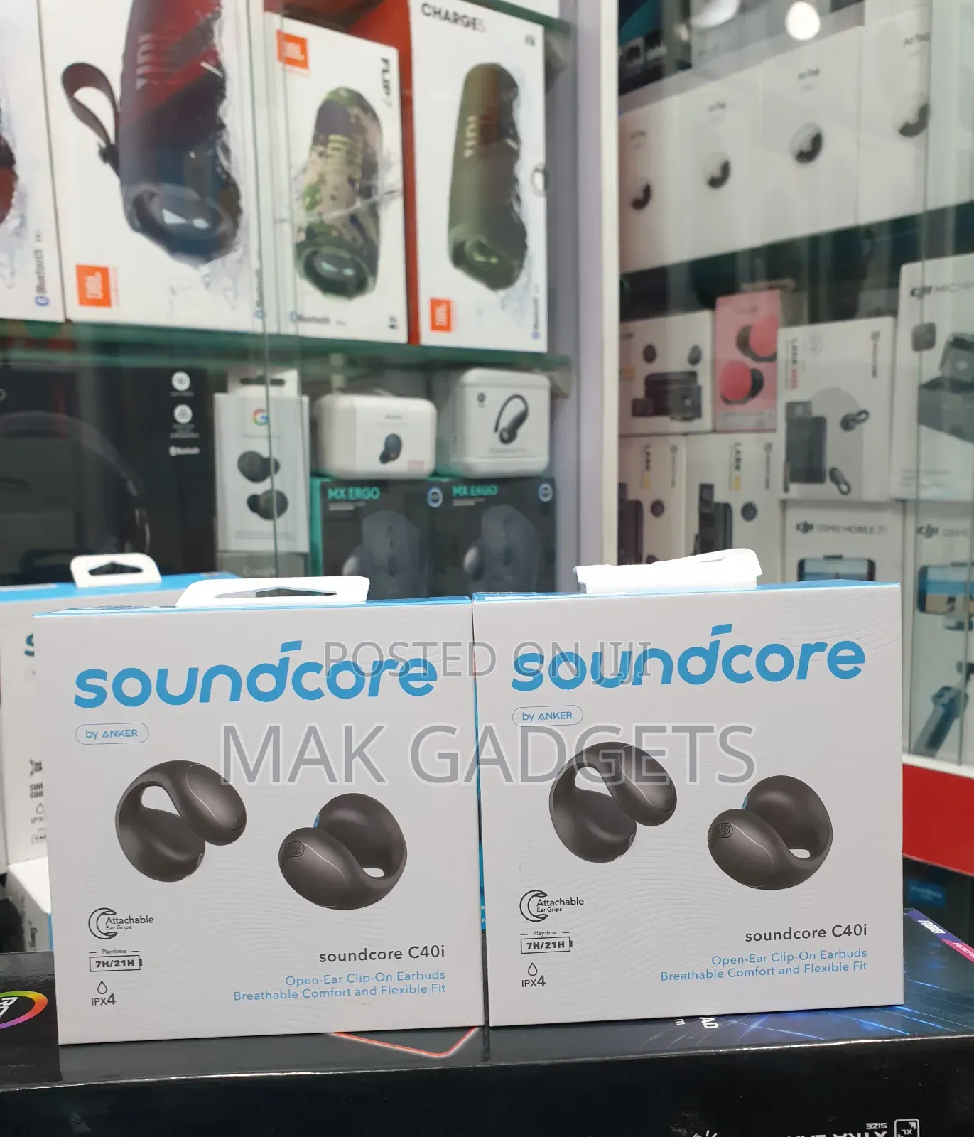 Soundcore C40i Clips-on Earbuds Wireless Bluetooth 5.4
