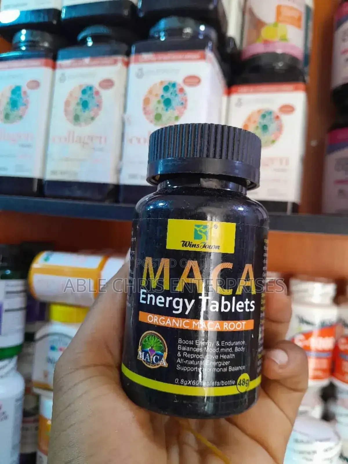 Wins Town Maca Energy Tablets