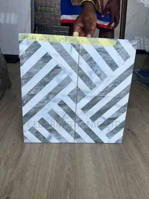 Compound Floor Black White Tile ( 05/12/25 )
