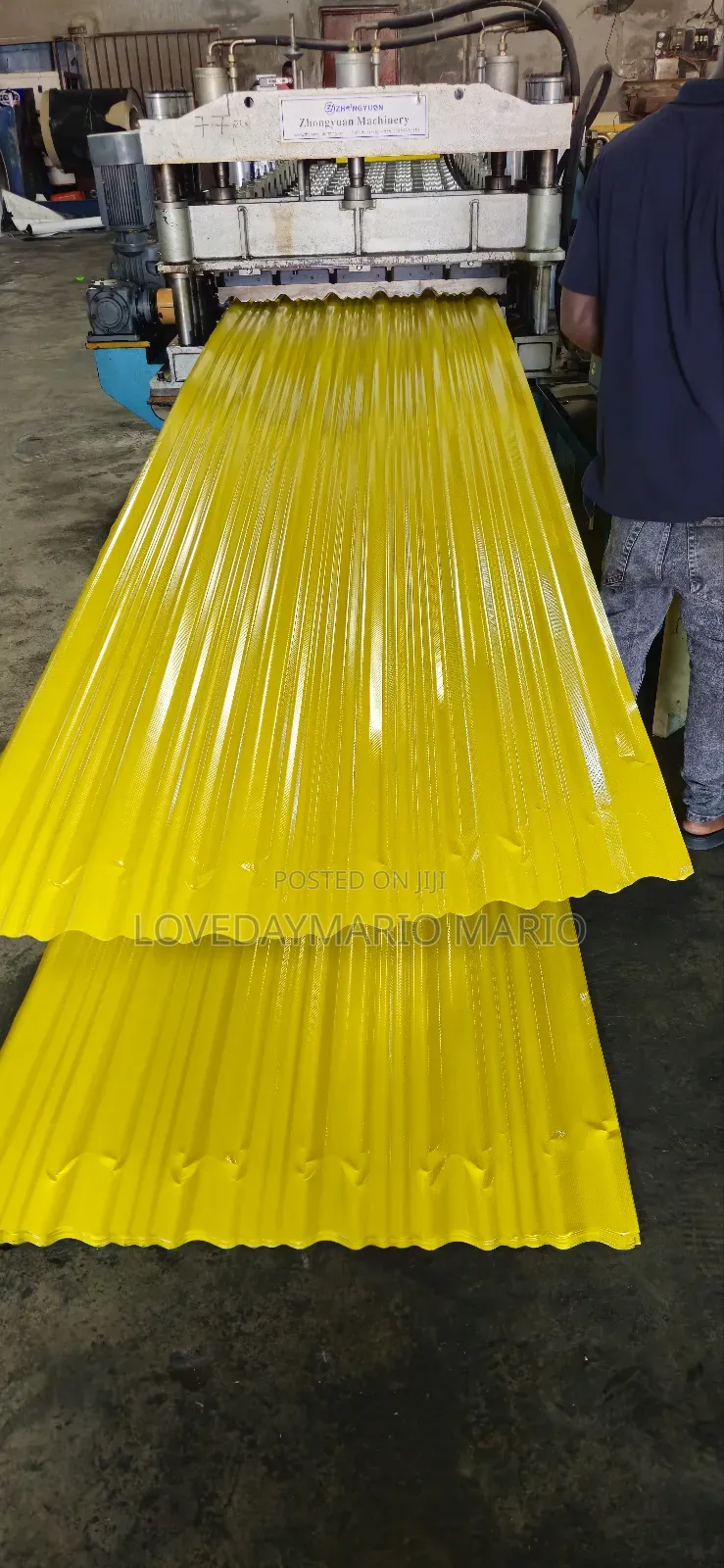 Aluminium Roofing Sheet Yellow