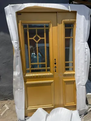 Golden French Glass Door.
