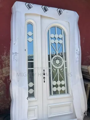 Photo - White French Glass Door Both Interior and Exterior.
