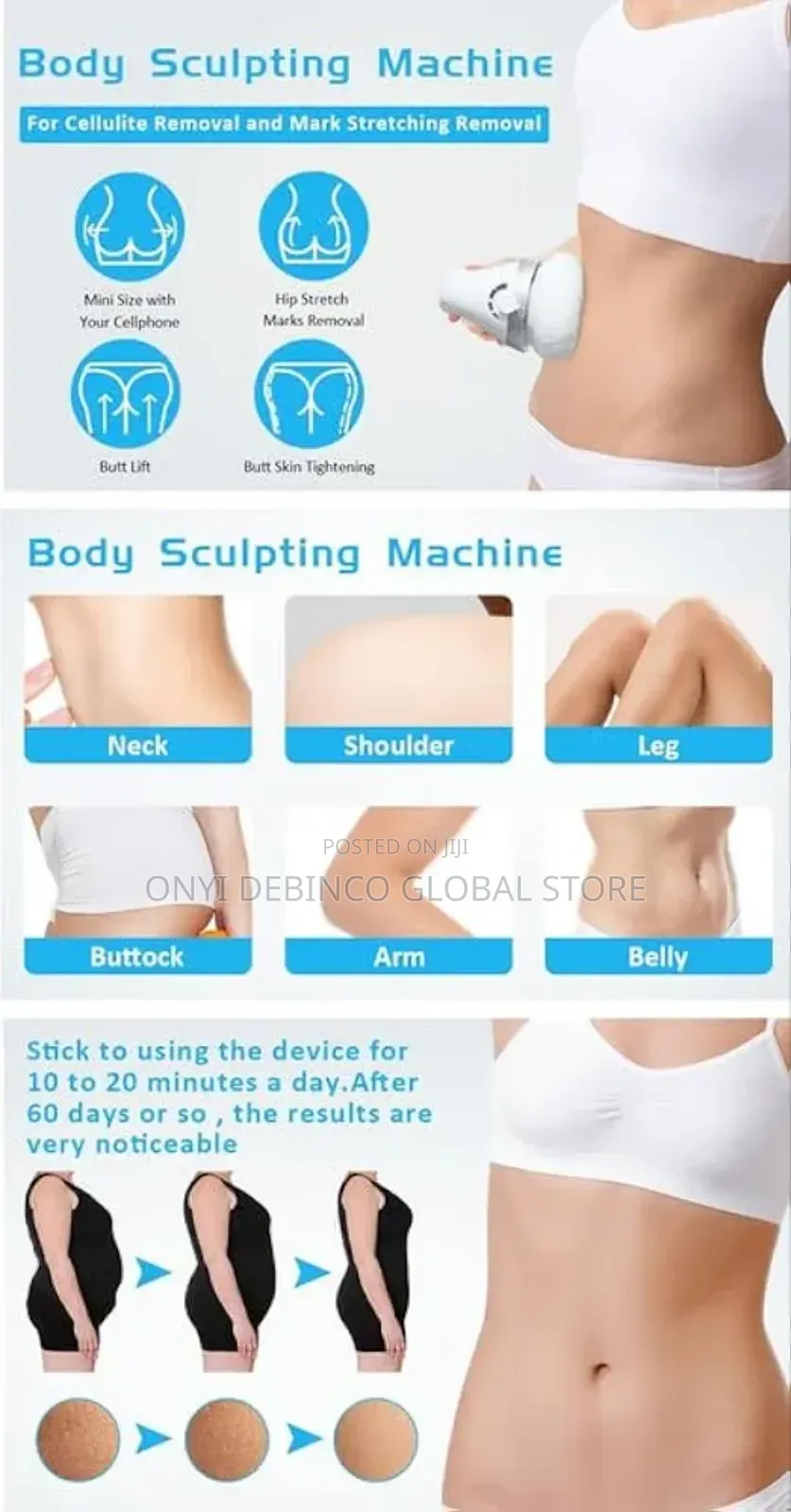 Fat Shaper Slimming Full Body Sculpt Massager Machine
