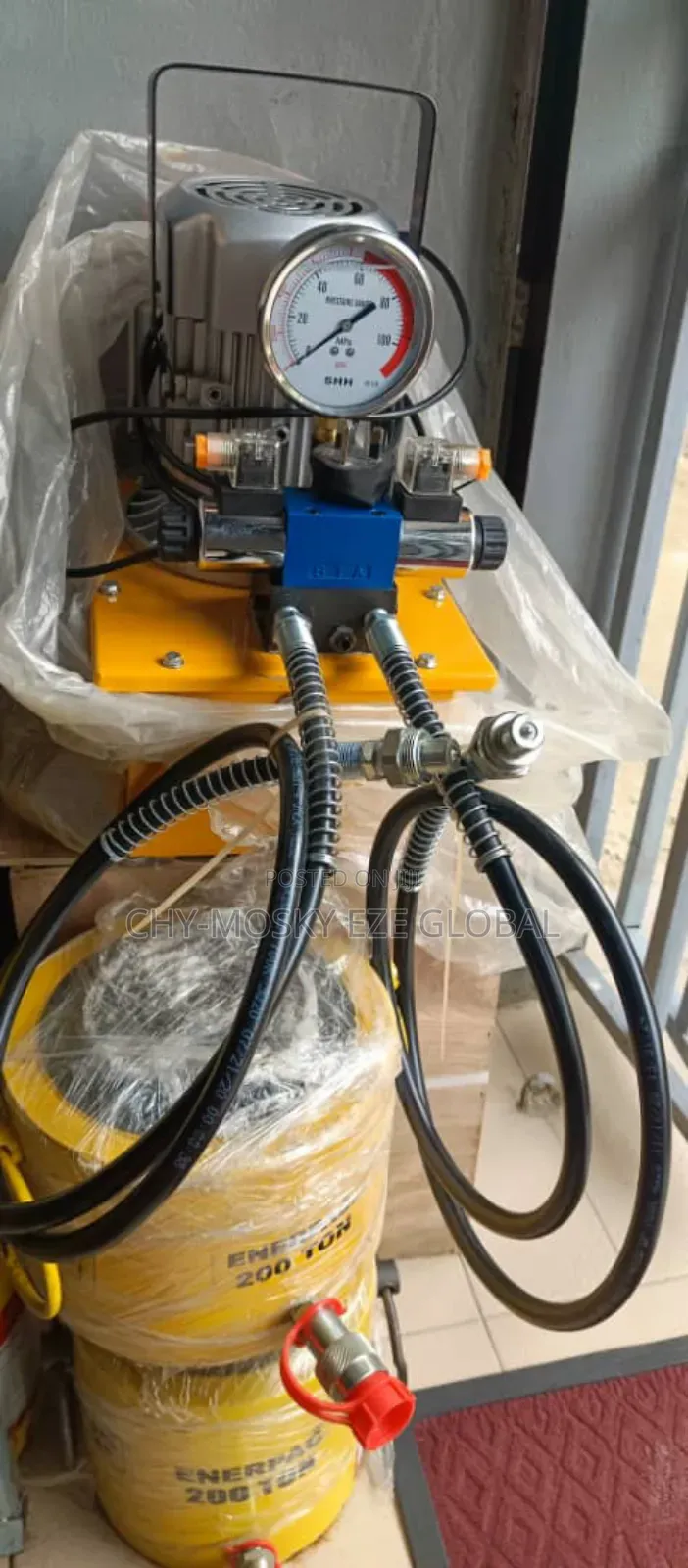 Enerpac Electric Air Pump Machine (Double With Remote)