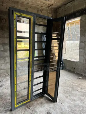 Gray Color 3in 1 Casement Window