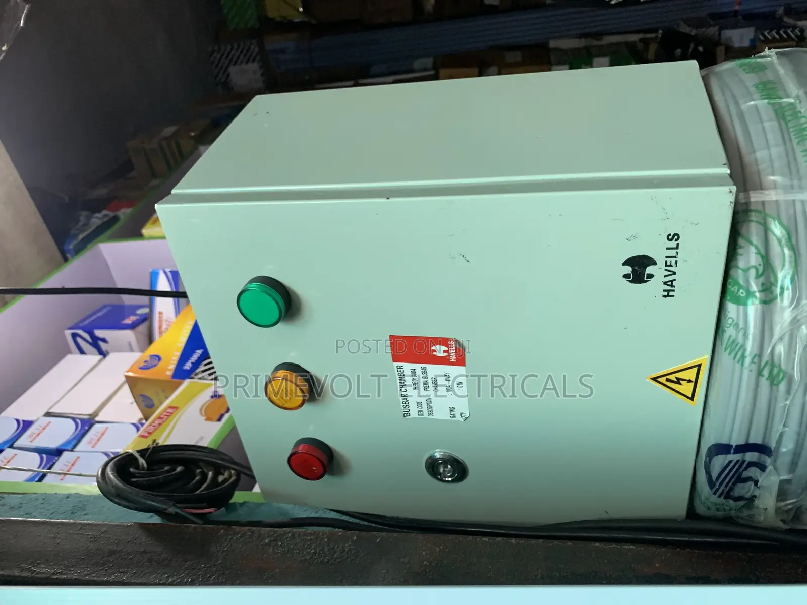 Busbar Chamber Pan 100amp 4ways