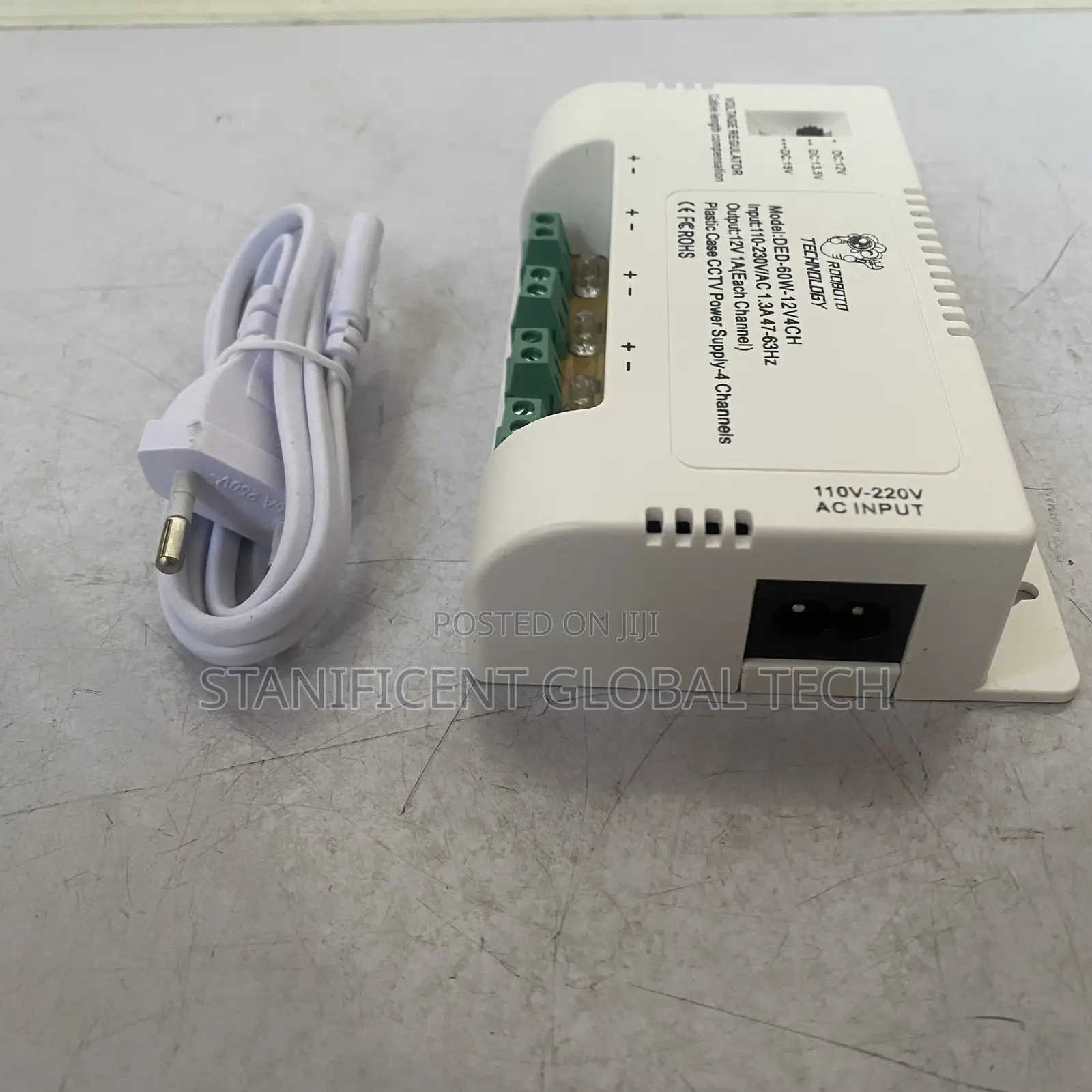 Rooboto 4way Power Supply Box With Power Cord