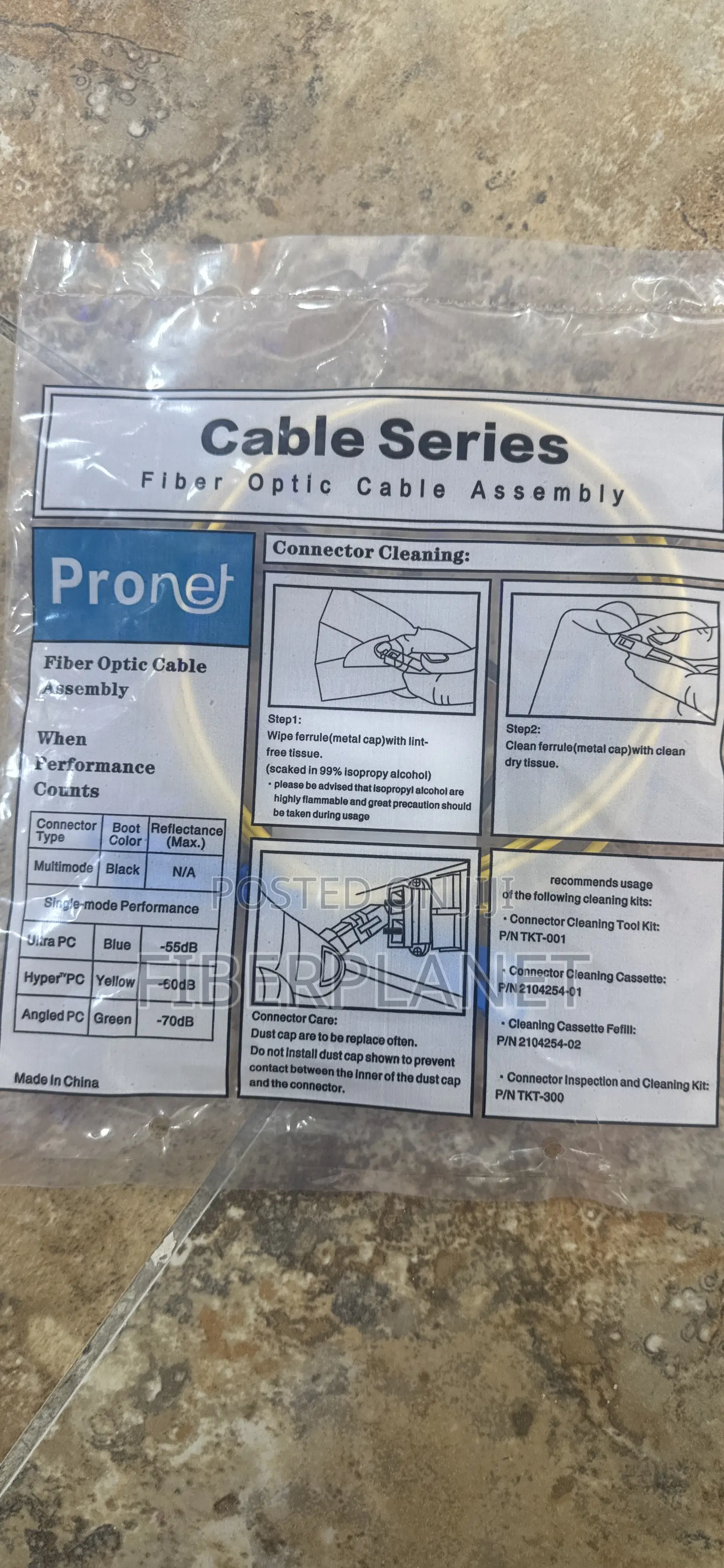 Fiber Optics Patch Cord Sc-Sc 1m Single Mode