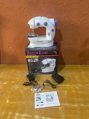 Silver Love Battery-Operated Electric Sewing Machine