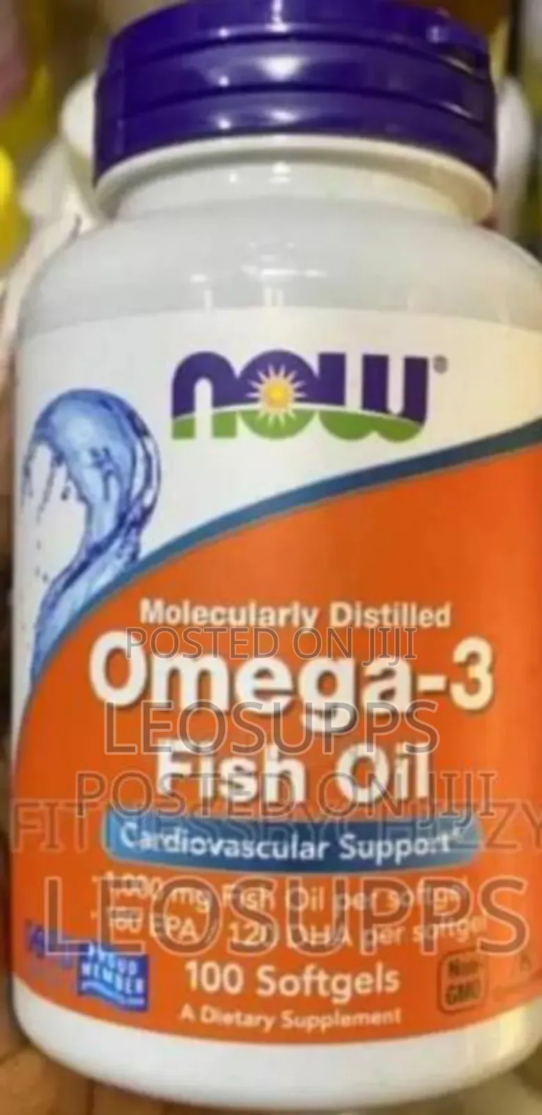 Now Omega-3 Fish Oil 1000mg X100sg