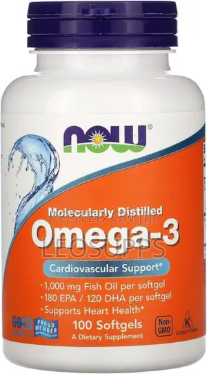 Now Omega-3 Fish Oil 1000mg X100sg