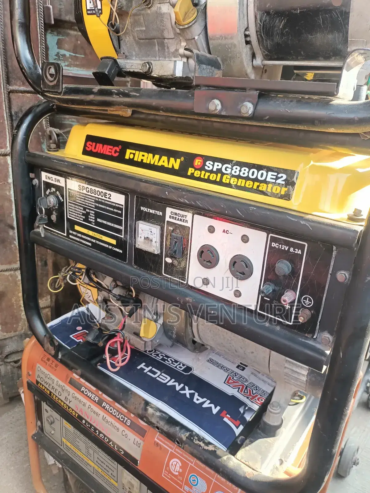 Used Spg8800e2 Firman Generator