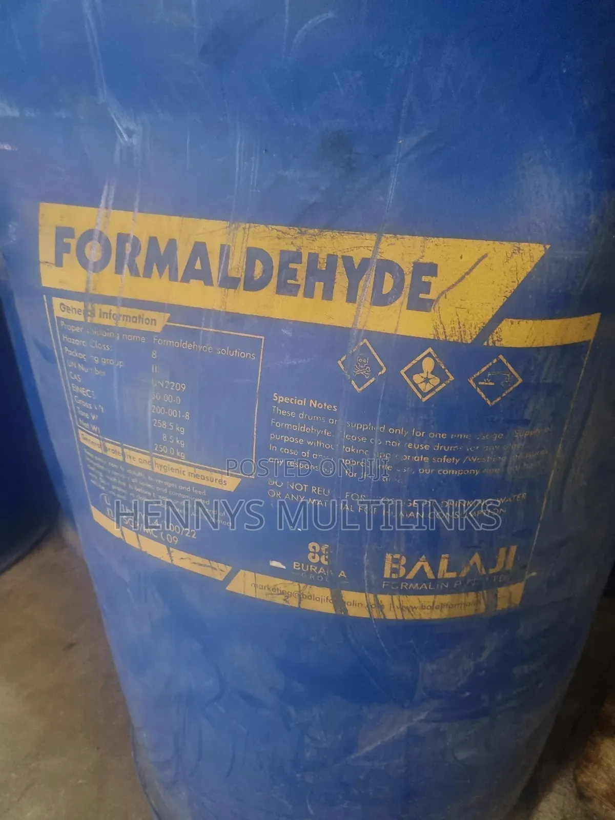 Formalin 250kg