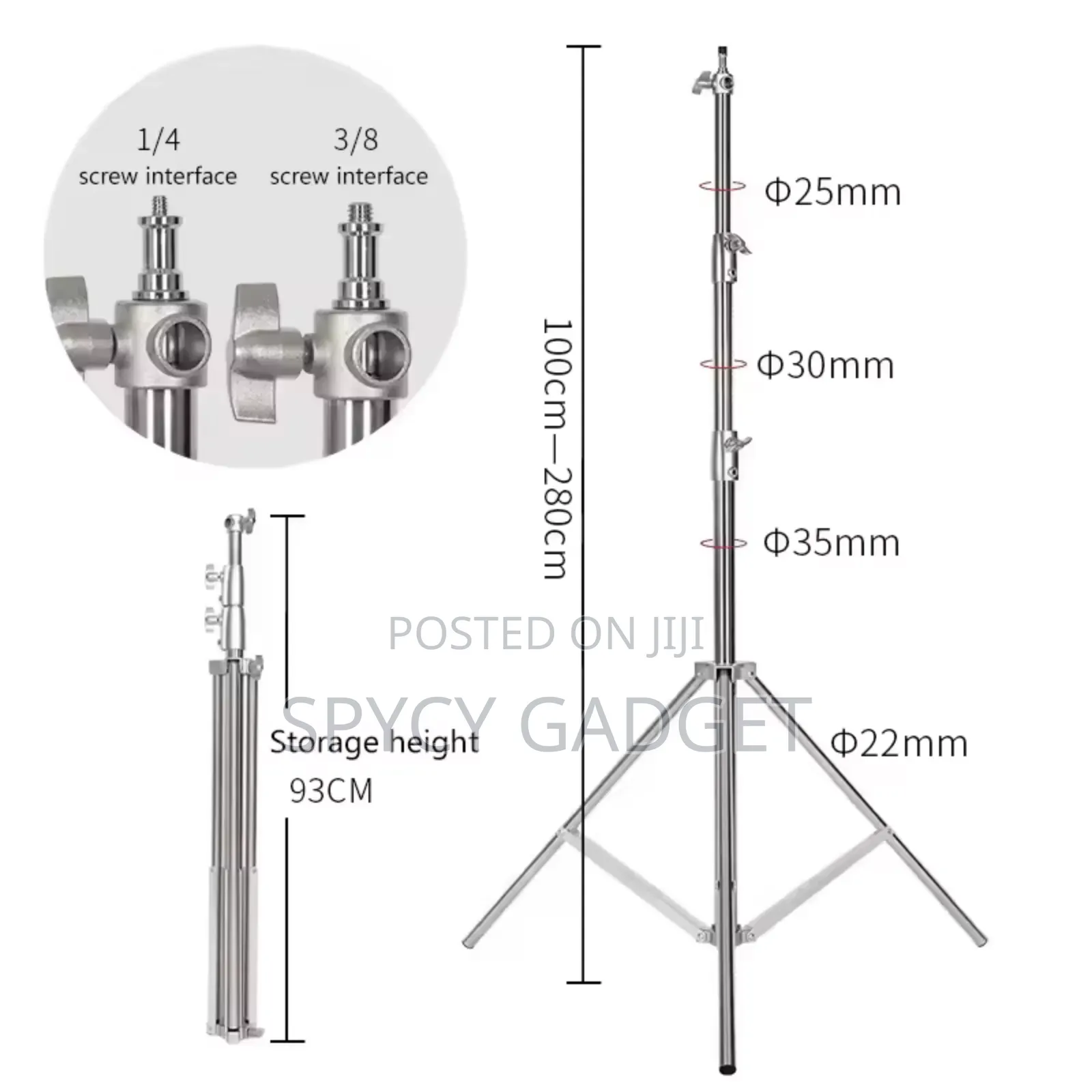Extendable Stand for Ring Light and Led Light