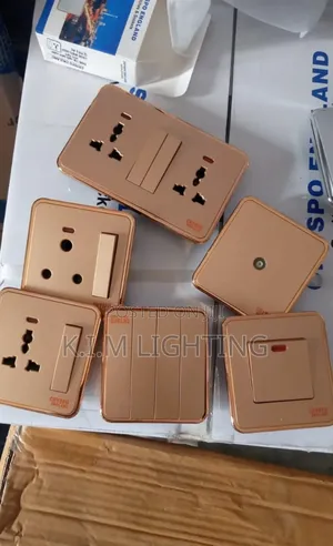 Gold Socket And Switches