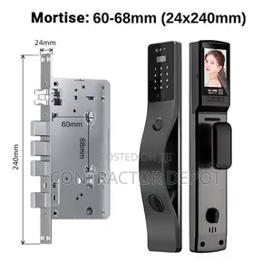Inteligente Face Recognition Fingerprint Door Lock Biometric