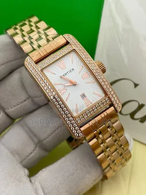 Photo - Cartier Ice Head Rose Gold Chain Watch Unisex