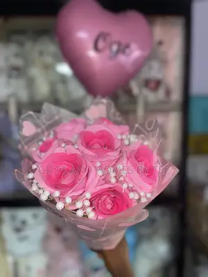 Pretty Pink Flower Bouquet