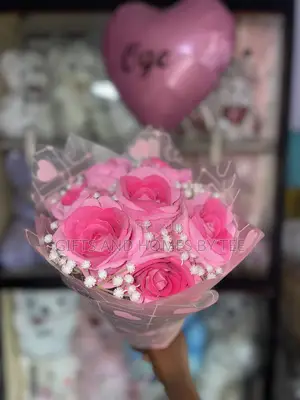 Pretty Pink Flower Bouquet