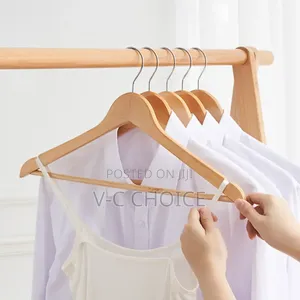 10pcs Solid Wood Hanger Adult Clothes Hanging Storageclothes