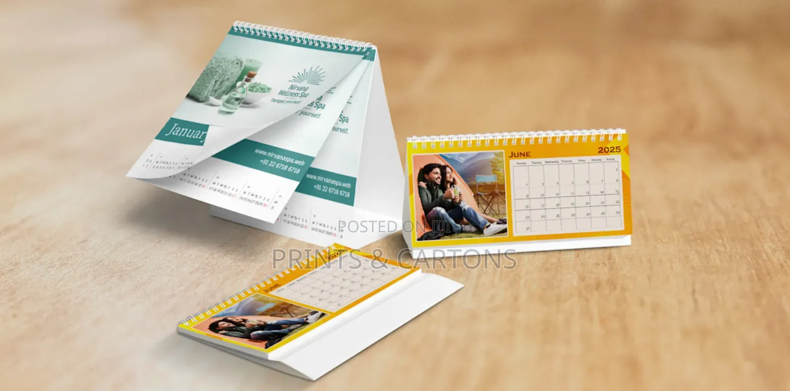 Branded Mini Table Calendar for Hotels