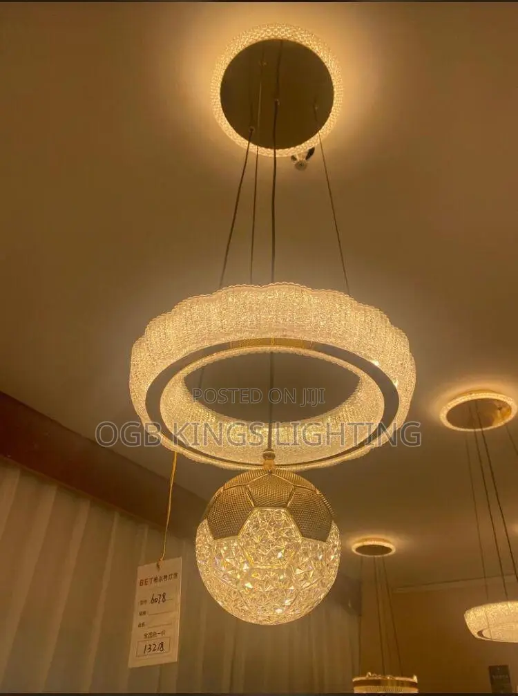 Led Chandelier Modern Simple Living Room Bedroom Study White
