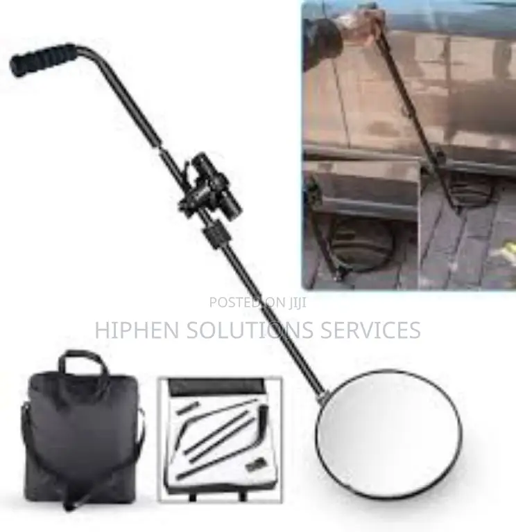 Durable Material Used Under Car Inspection Mirror
