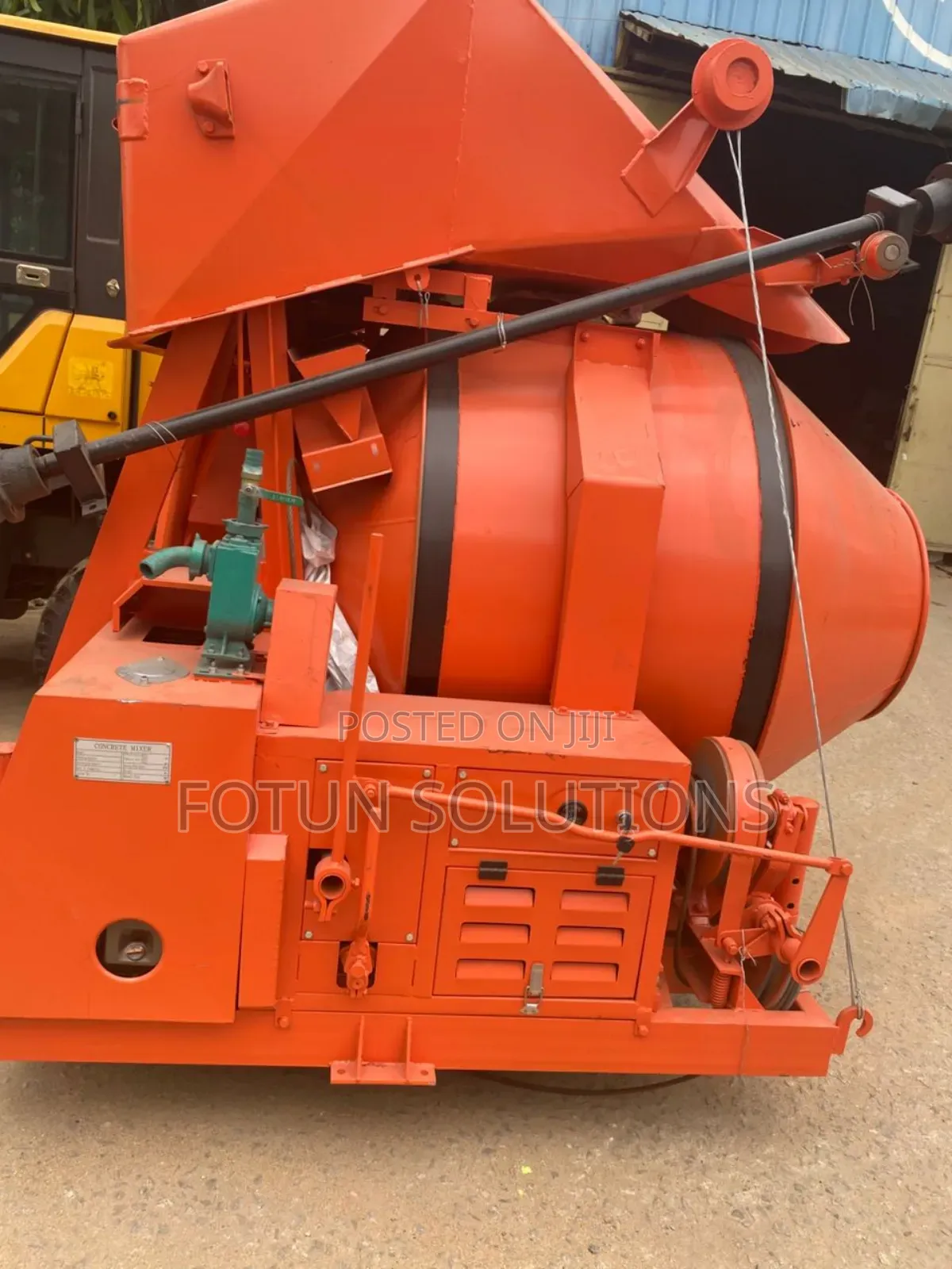 Self Load Concrete Mixer