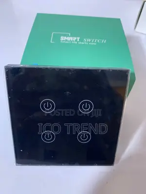 Tuya Wifi Smart Touch Wall Smart Light Switch 4 Gang, App