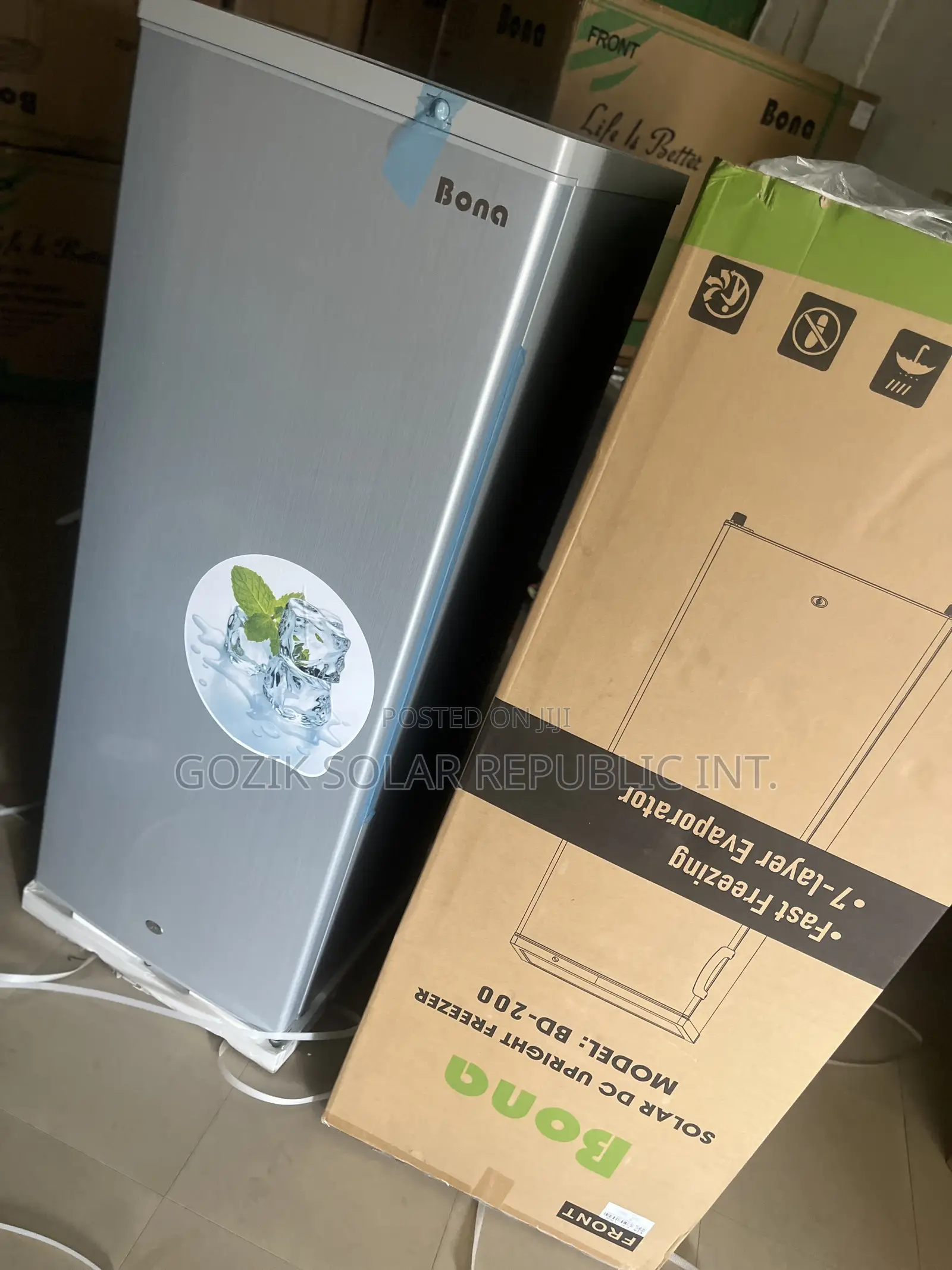 Solar Ac/Dc Fast Freezing Upright Freezers 24v