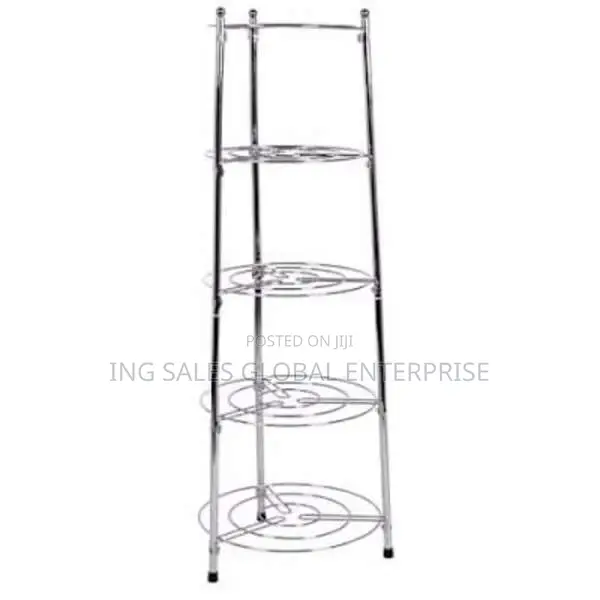Stainless Standing Pot Rack - 5 Tier
