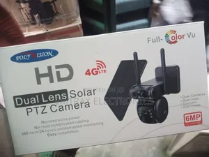 Dual Lens Solar PTZ Camera Full Color