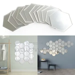 Hexagon Mirror (Wall Sticker)
