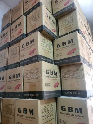 40ah 12v GBM Deep Cycle Gel Battery