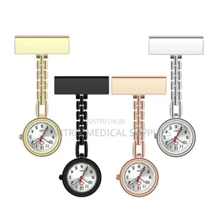 Stainless Steel Medical Brooch Watch
