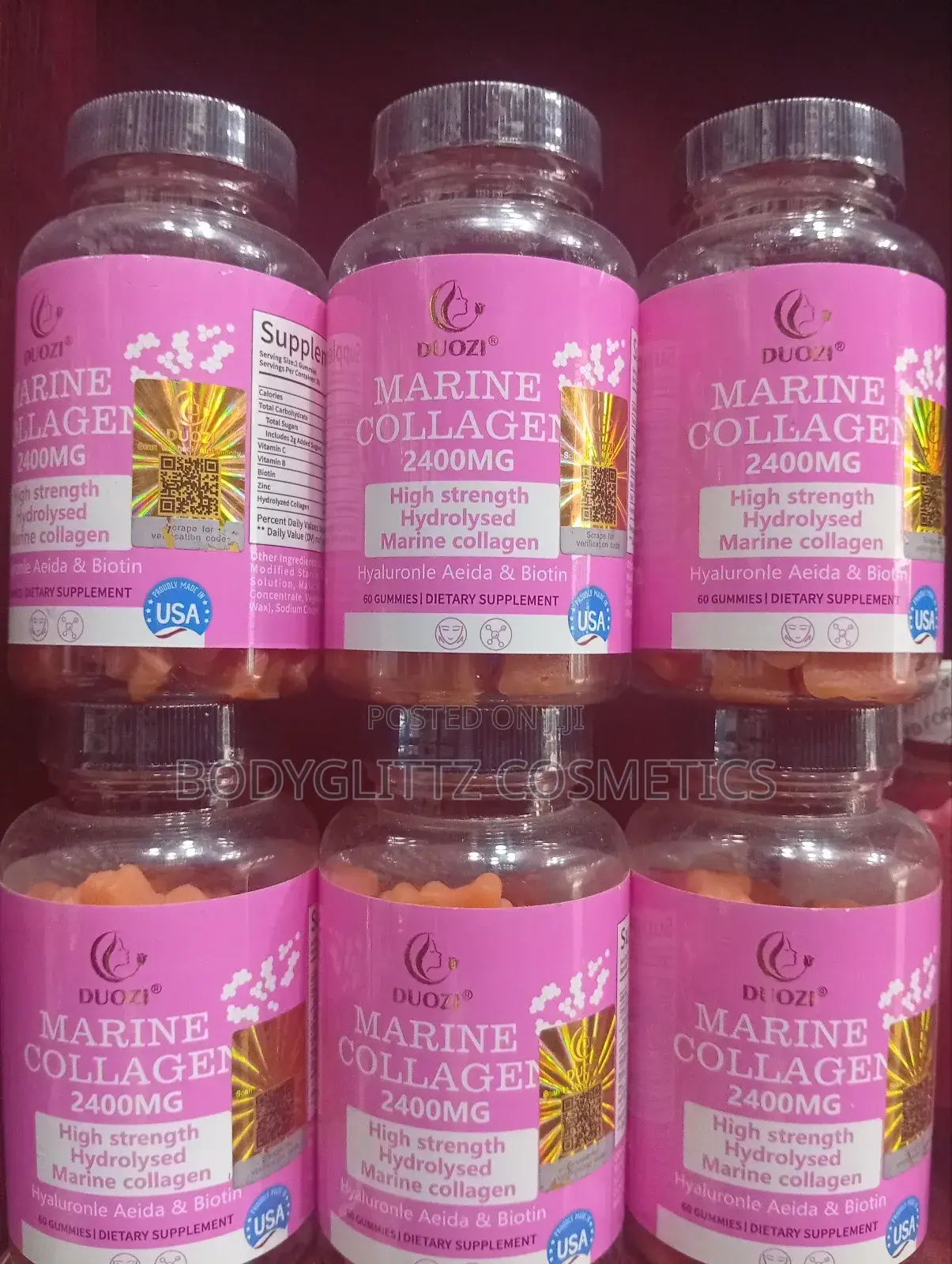Duozi Marine Collagen Gummies